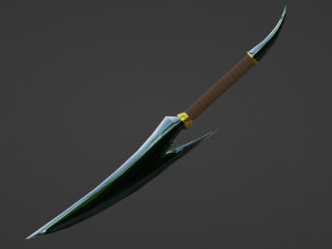 Paired daggers 3D मॉडल