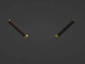 Paired daggers 3D मॉडल