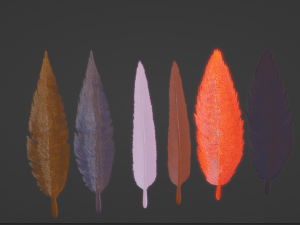 Feathers 3D 모델