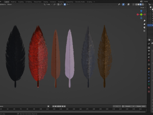 Feathers 3D 模型
