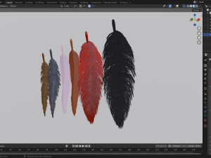 Feathers 3D 模型
