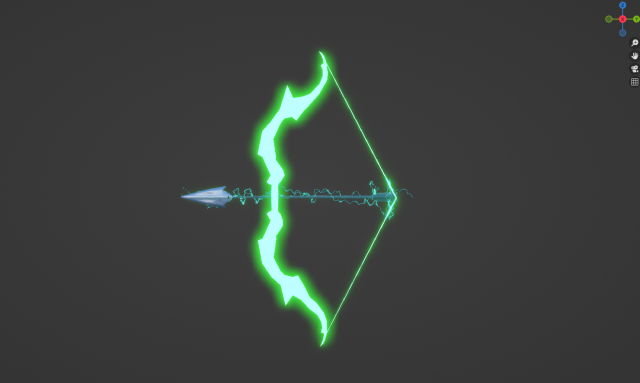 Lightning bow 3Dモデル .c4d .max .obj .3ds .fbx .stl .blend 