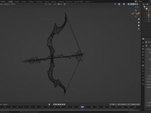 Lightning bow 3Dモデル