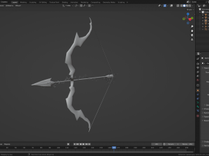 Lightning bow 3Dモデル