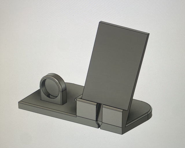 Phone and watch charger 3D 打印模型 .c4d .max .obj .3ds .fbx .stl .blend