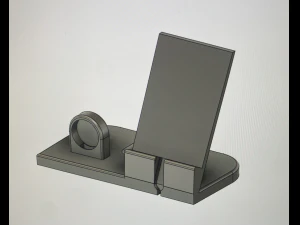 Cargador de tel&eacute;fono y reloj Modelo de impresión 3D
