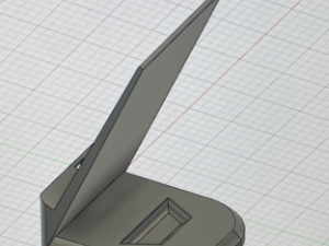 Phone holder with bike 3D Druckmodell