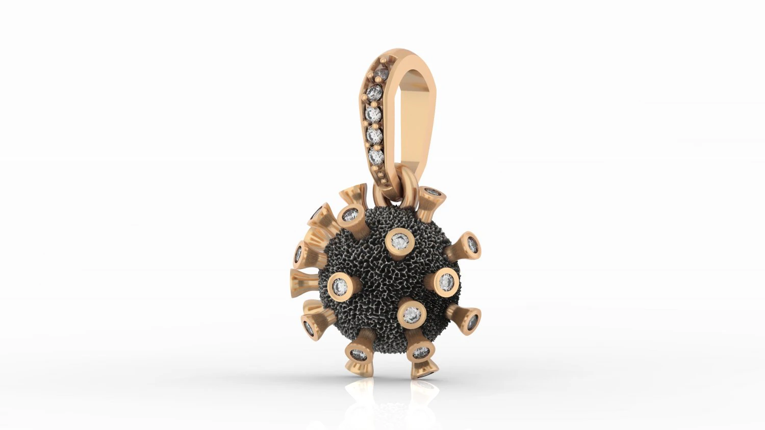 Suspension virus 3D Model .c4d .max .obj .3ds .fbx .stl .blend 
