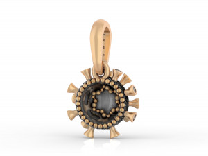 Suspension virus 3D 模型