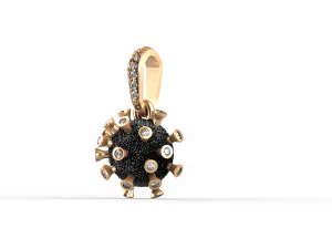 Suspension virus 3D Model