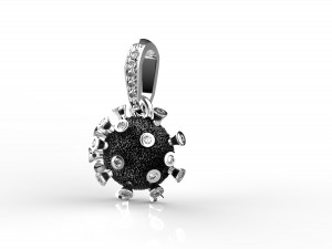 Suspension virus 3D 模型