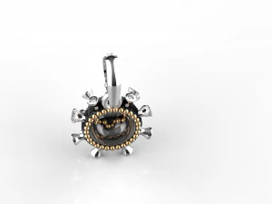 Suspension virus 3D Model