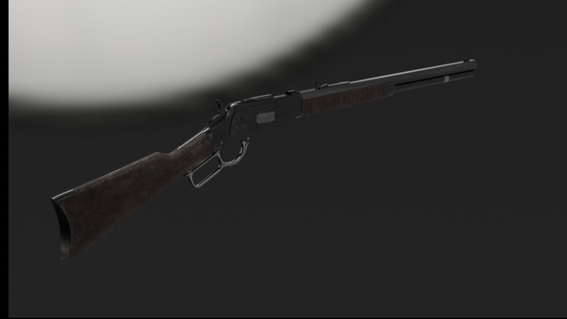 Winchester 3D Model .c4d .max .obj .3ds .fbx .stl .blend 