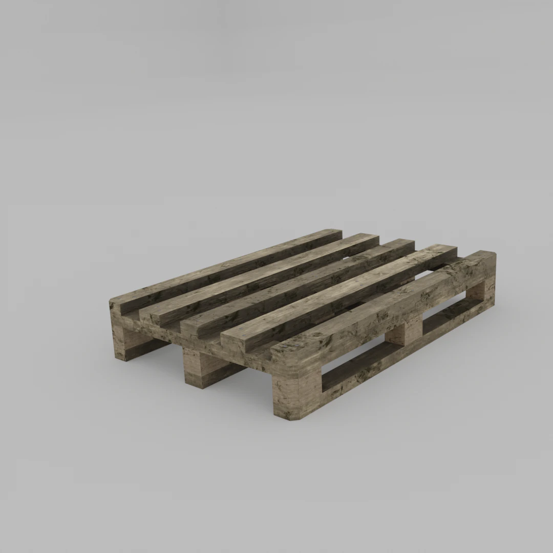 Pallet 3D Model .c4d .max .obj .3ds .fbx .stl .blend