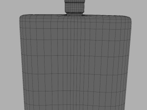 Flask keychain 3D 프린트 모델