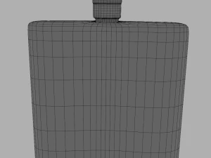 Flask keychain 3D Print Model