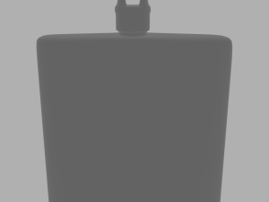 Flask keychain 3D 프린트 모델