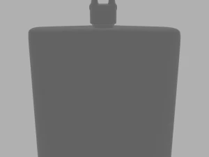 Flask keychain 3D Print Model