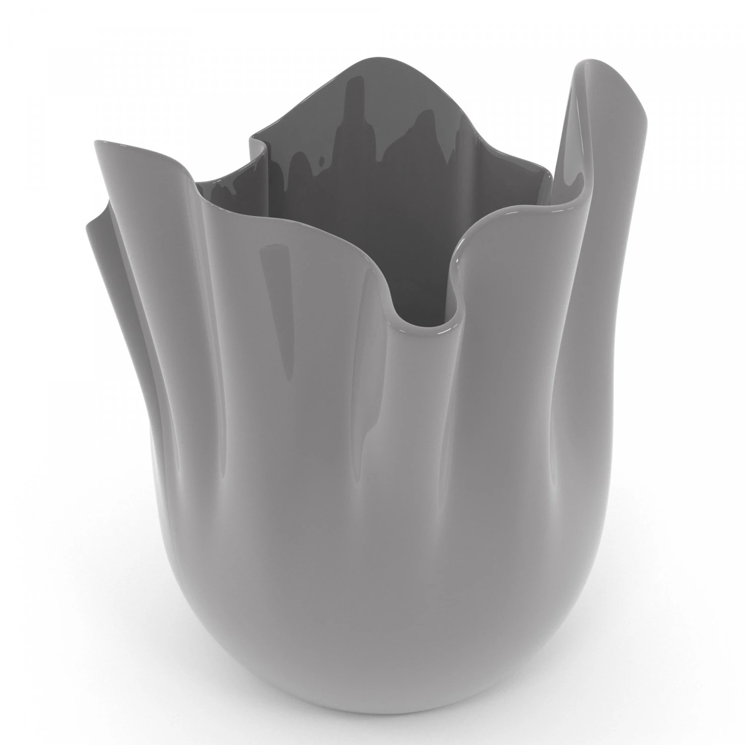 VENINI FAZZOLETTO OPALINO VASE 3D Model .c4d .max .obj .3ds .fbx .stl .blend 