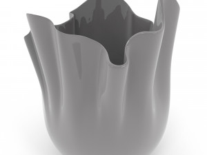 VENINI FAZZOLETTO OPALINO VASE 3D 模型