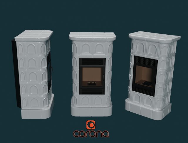 Furnace Model 3D .c4d .max .obj .3ds .fbx .stl .blend 
