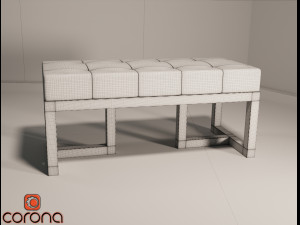 Bench ELYN 3D Model