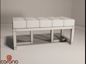 Panca ELYN Modello 3D