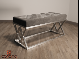 VETRO BENCH Model 3D