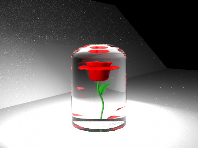 Rose 3D Model .c4d .max .obj .3ds .fbx .stl .blend 