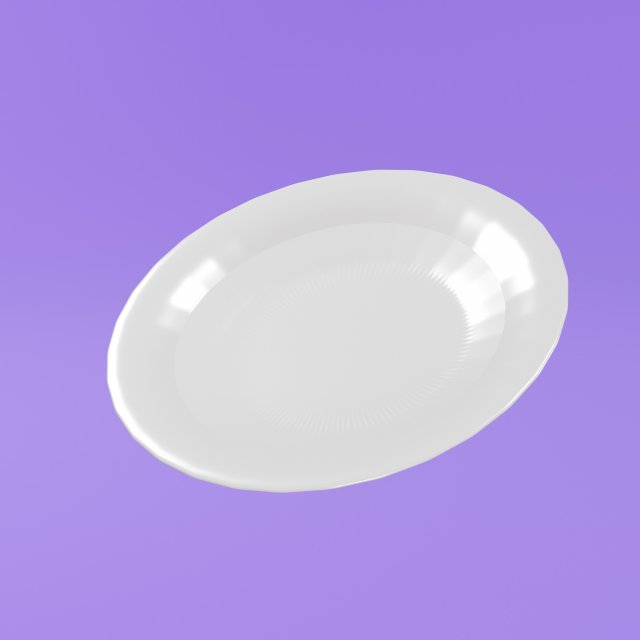 Plate 3D Модель .c4d .max .obj .3ds .fbx .stl .blend 
