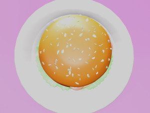 Burger Modelo 3D