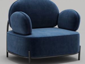 Coco Armchair by Imodern 3D Model