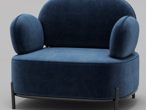 Coco Armchair by Imodern 3D Модель