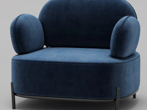 Coco Armchair by Imodern 3D Model