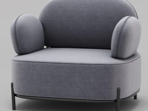 Coco Armchair by Imodern 3D Model