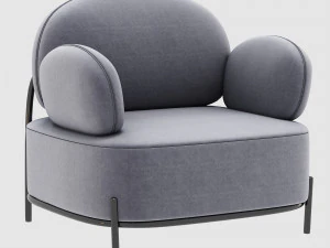 Coco Armchair by Imodern 3D Model