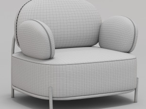 Coco Armchair by Imodern 3D Модель