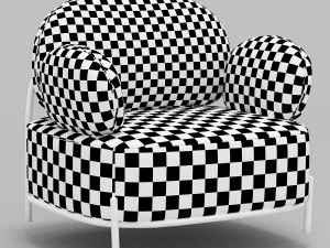 Coco Armchair by Imodern 3D Model