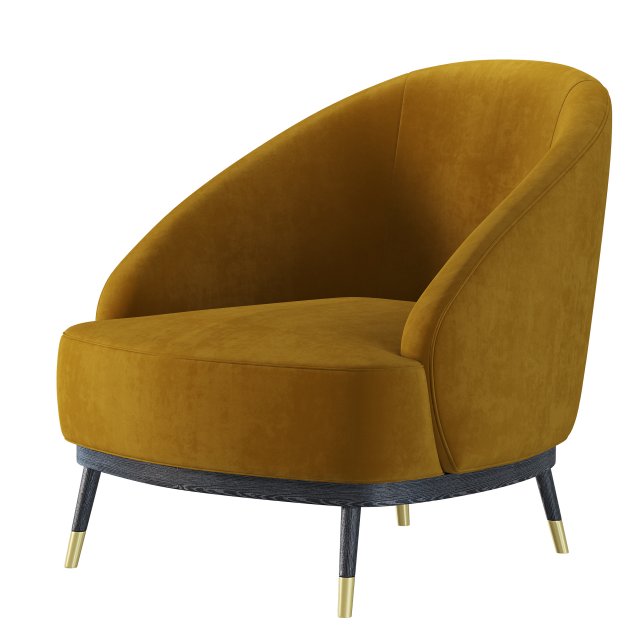 HECTOR Armchair Modello 3D .c4d .max .obj .3ds .fbx .stl .blend 