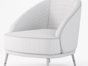 HECTOR Armchair Modello 3D
