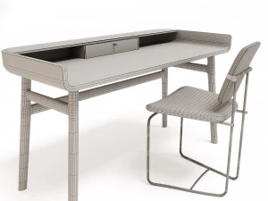 HAROLD DESK by De La Espada 3D Model