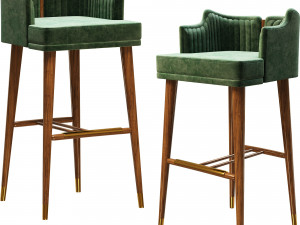 Ervin Bar Chair 3D Model