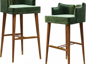 Ervin Bar Sandalyesi 3D Model