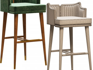 Ervin Bar Chair 3D मॉडल