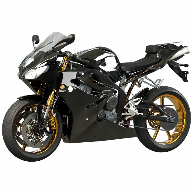 Triumph Daytona 675SE Modello 3D .c4d .max .obj .3ds .fbx .stl .blend 
