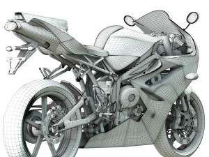 Triumph Daytona 675SE Modello 3D