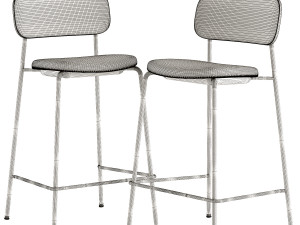 Co Counter Chair Veneer 3Dモデル