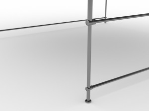 3D Event Tent 4x4 Low-poly 3D Model