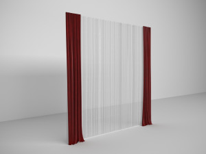 Curtain Model 3D Model