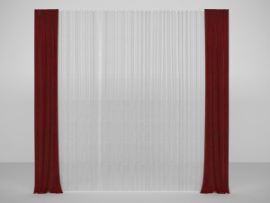 Curtain Model 3D Model